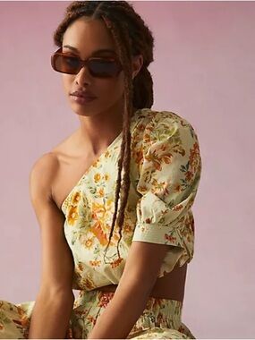 NWT Anthropologie En Saison Milana Top Sz M